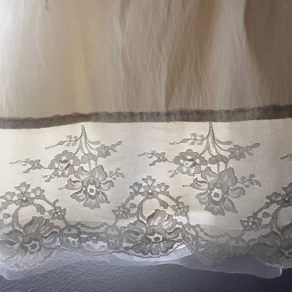 Vintage Jessica McClintock Short Ivory Dress Size 12 ,Court House Wedding Dress - Picture 7 of 16